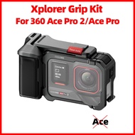 Authentc ชุดที่จับ Xplorer สำหรับ360 Ace Pro 2 Ace กล้องแอ็คชั่นโปรเชื่อมต่ออะลูมิเนียมอัลลอยด์