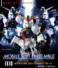 Gundam MSE EX10機動戰士F90 D型&H型套組 (盒殘)
