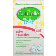 Culturelle, Probiotics, Baby, Calm + Comfort, Probiotic + Chamomile Drops, 0-12 Months