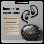 Monster MQO37 Gaming Wireless Earphones TWS Bluetooth 6.0 Noise Reduction Sport Headphone HiFi Stere