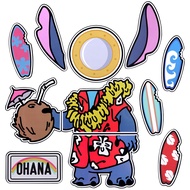 Stitch Hawaiian Vacation Magnetic Set – Interactive Fridge Decor with Aloha Spirit & Ohana Theme