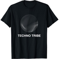 Music Retro Techno Tribe Music Raver Edm Party 90S Design Tee