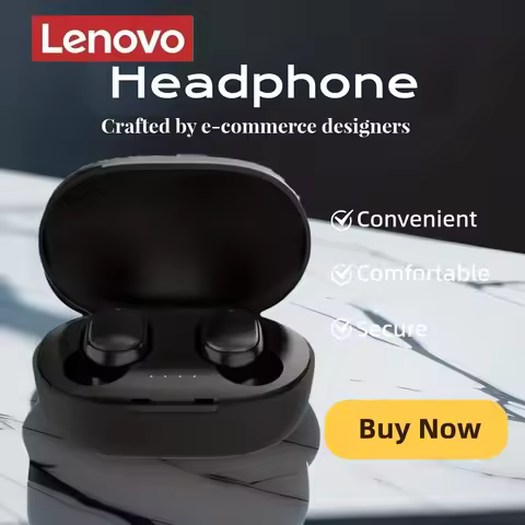 Lenovo TWS A6S Headset Wireless Earphones Bluetooth Headphones Sport LED Display Stereo Fone Bluetoo