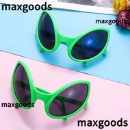 MAXGOODS1 Green Alien Glasses Kids and Adults Funny Halloween Alien Sunglasses