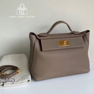 🌈Hermes🧡2424 29🧡大象灰金扣🧡98新🌈🌟Togo皮🌟2424🌟愛馬仕🌟