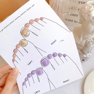 กระดาษติดเล็บปลอม เล็บปลอม เล็บPVC