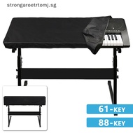 Strongaroetrtomj Black keyboard cover hood bag Dust cover 61/88 piano keyboard
 SG