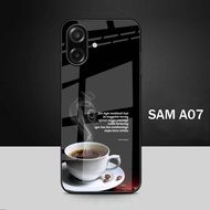 Case Samsung A07 - Softcase Glass Kaca Samsung A07 - Casing Glass Kaca Samsung A07