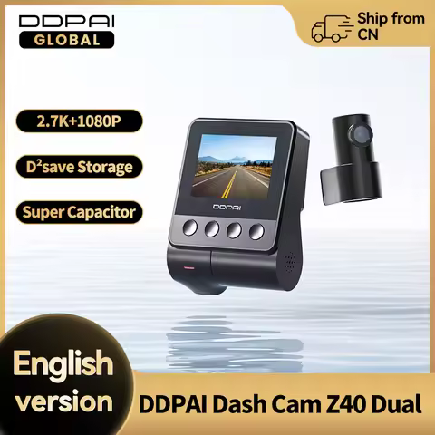 DDPAI Z40 Dash Cam Car Camera Recorder Sony IMX335 1944P HD Video GPS Tracking 360 Rotation Wifi DVR
