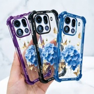 Casing hp for REDMI11A/12C REDMI12 REDMI13 REDMI13C REDMI14C REDMI15 REDMI15C Aesthetic Hydrangea Fl