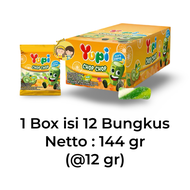 Yupi Chewy Kiwi Delight Box 12 Pack - Gummy Sweets Rasa Buah