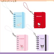 Sanrio Japanese Genuine KITTY Hello KITTY Melody Big-Eared Dog Kuromi Mini Coil Notebook Coil Notebo