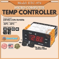 ETC-974 DIGITAL THERMOSTAT c/w Sensor Microcomputer Temperature Controller ETC-974