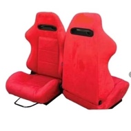 Recaro Sr3 Sr4 Dc2 Db8 Dc5 Alcantara / Leather Car Semi Bucket Seat Sport Seat Kerusi Lumba Kereta ⚠