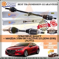 Mazda 3 BM Skyactive 2.0 (2014-2018) ( AUTO ) 100% ORIGINAL ODM DRIVE SHAFT ( LEFT & RIGHT )