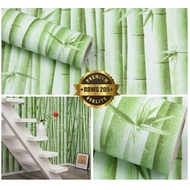 [COD] Wallpaper Stiker dinding minimalis Motif pohon bambu (45cm X 8M) - Bambu GH067 / Bambu Real 3D
