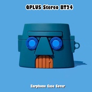 【High quality】For QPLUS Stereo BT24 Case Casing Soft Silicone Anti-fall Cartoon Earphone Case NO.2