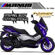 508A NMAX TURBO STRIPING/ STICKER SLIM/ MOTORCYCLE STICKER NMAX TURBO CUTTING STICKER ANTI-FADING ST