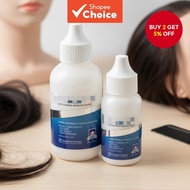 Lace Front Wig Glue - Skin-Friendly Formula for Synthetic Hair, Clear Scalp Bonding Adhesive  Peleka