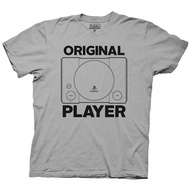 Silver Video Game Console Classic Playstation Player Tshirt