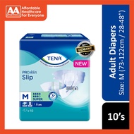 Tena PROskin Slip Super Adult Diapers Size M 10's (73-122cm / 28-48 inches)