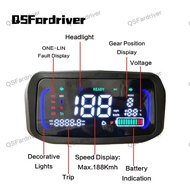 New N7 Color LCD Display 48V60V 72V 84V 96V Lithium battery Electric Moto Meter One-LIN for VOTOL an