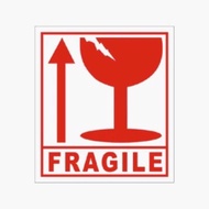80*90mm Warning Shipping Label Fragile Products Box Sticker
