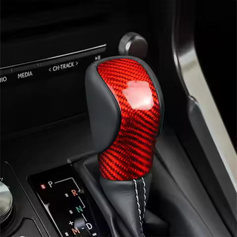 Carbon Fiber Gear Shift Knob Trim Cover For Lexus RX IS ES NX RC RX200t RX350 RX400h IS250 IS300 ES2