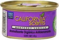 California Scents Spillproof Organic Air Freshener Monterey Vanilla 1.5 Ounce Canister (Pack of 4)