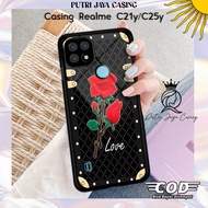 Case Realme C21y C25y Realme C21y C25y Motif FLOWER 02 Latest Cute Character Cute Anime Anime Charac