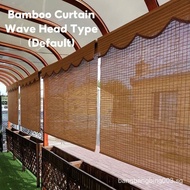 Bamboo curtain roller blinds partition shade window blinds balcony blinds outdoor roller blinds Can 