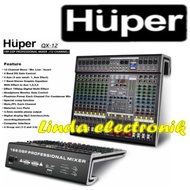 👍 mixer huper qx12 huper qx 12 12 channel garansi resmi original ( )