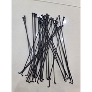 20 inch black 187mm bicycle spokes sold per 36 pcs