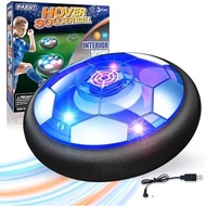 Hover Soccer Ball for Kids - Rechargeable LED Air Power Football, Indoor/Outdoor Floating Hover Ball