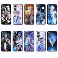 Soft black phone case for Vivo Y03 Y30T Y18 Y18S Y18E T3 Z9 lite Y37M Kamizato Ayato Cover