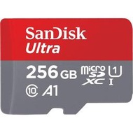 公司貨免運記憶卡 高速記憶卡 SanDisk Ultra microSD 記憶卡 256G  A1 TF 小卡 紅卡