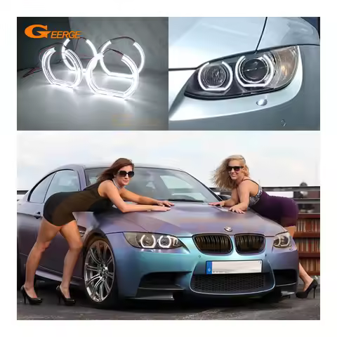 For BMW 3 Series E92 E93 M3 316i 320i 323i 325i 330i 335i Day Light Ultra Bright Crystal DTM M4 Styl