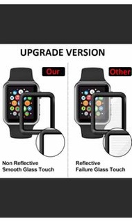 iWatch Cover Case for Apple Watch Series 6/Series 5 / Series 4 Screen Protector 44mm, 2019 New iWatch Overall Protective Case TPU HD Clear Ultra-Thin Cover for Series6/ 5/4 (44mm) 蘋果手錶全屏玻璃保護貼 4代 / 5 代/ 6代