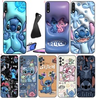 Huawei Nova 4E 2i 3i 5i 5T Mate 10 20 Pro Lite P20 P30 Lite Pro B2 Anime Cute Stitch8 Soft black pho