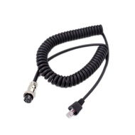 Microphone Extension Cable 8 Pin Female To RJ-45 Modular for YAESU FT MD-1 MD100 MD200 FT1000 FT-450