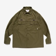 WTAPS CBW/LS/COTTON. SATIN Shirt