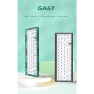 CIY GAS67 Gasket Mount Barebone Keyboard HotSwap PCB RGB 67 Keys