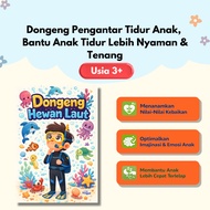 CAROTYLES Sea Animal Fairy Tale Story Book-1 for 3 Year Old Children in Indonesian and English