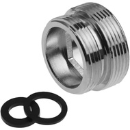 Faucet Water Aerator Adapter, Brass Tap Water Filter Aerator Connector, 20mm to 22mm NPT Thread Adap