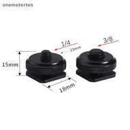 ont  Professional 1/4" 3/8" Nuts Tripod Mount Screw ck to Flash Hot Shoe Adapter Stand for Camera St