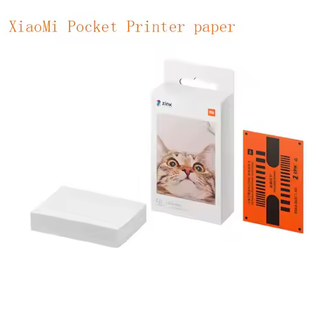 High Quality Xiaomi ZINK Pocket Printer Paper Self-adhesive Photo color Print 3-inch Mini Pocket Pho