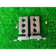 Fishtail For MOTOR Box And Egg Shape With Sling And There Are 3 Shaft Holes Slings And No Slings. If