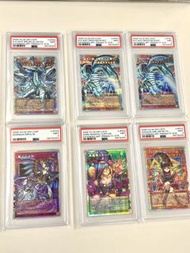 6張 PSA9 日紙 遊戲王 Yu-gi-oh Loch Locr 超框 白碎 青眼白龍（連號） 黑魔女（連號），全走$16000，可散放 PSA 鑑定卡 LOCR-JP001 白色幻獸 青眼白龍 L