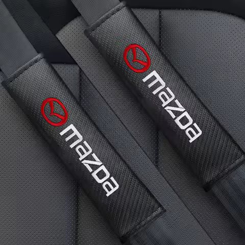 1/2Pcs Car Seat Belt Cotton Safety Shoulder Protector Cover Interior Accessories For Mazda Axela Dem