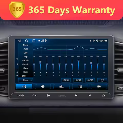 ATOTO 10 inch 2 Din Android Car Radio Screen Carplay Android Auto Bluetooth Stereo Receiver Intellig